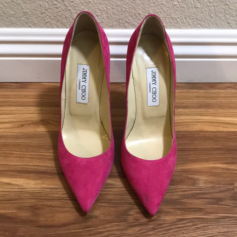 Pink Jimmy Choo Pumps